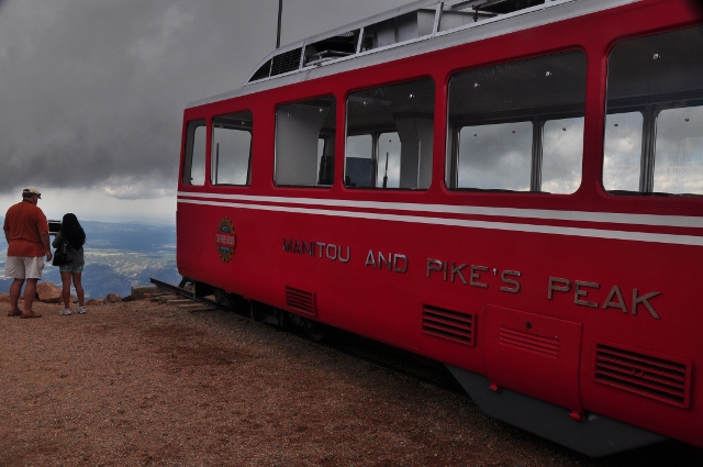 the cogtrain at the summit